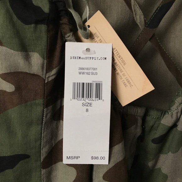 Denim and Supply Co. Camo Spaghetti Strap Dress - Picture 3 of 5